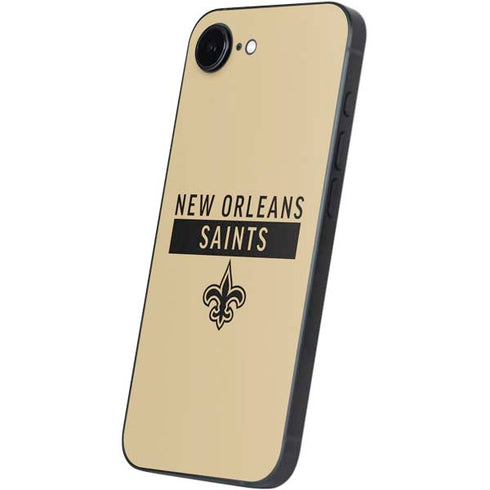 NFL New Orleans Saints Gold Performance Series iPhone 16e Skin
